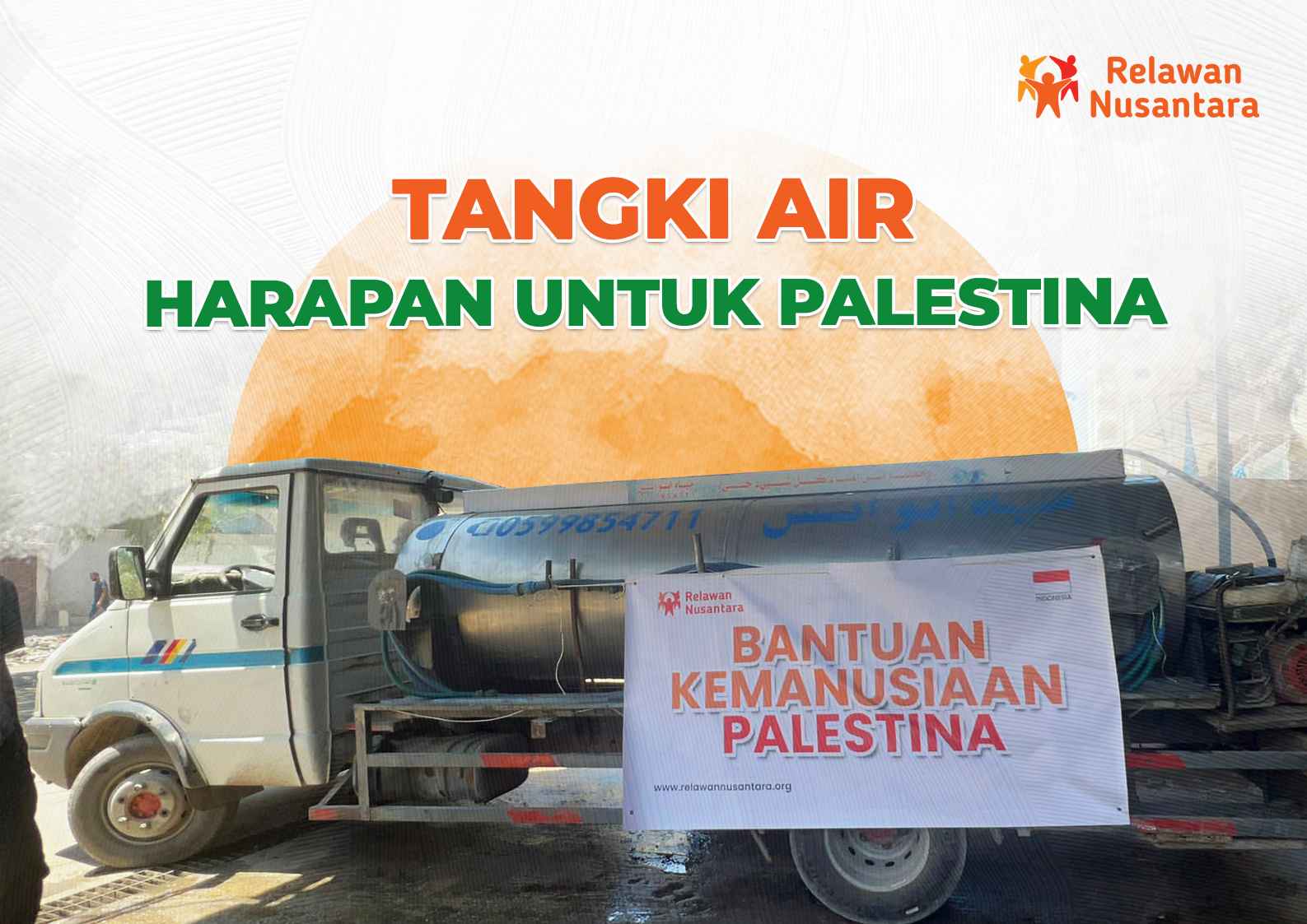 Tangki Air Harapan Untuk Palestina