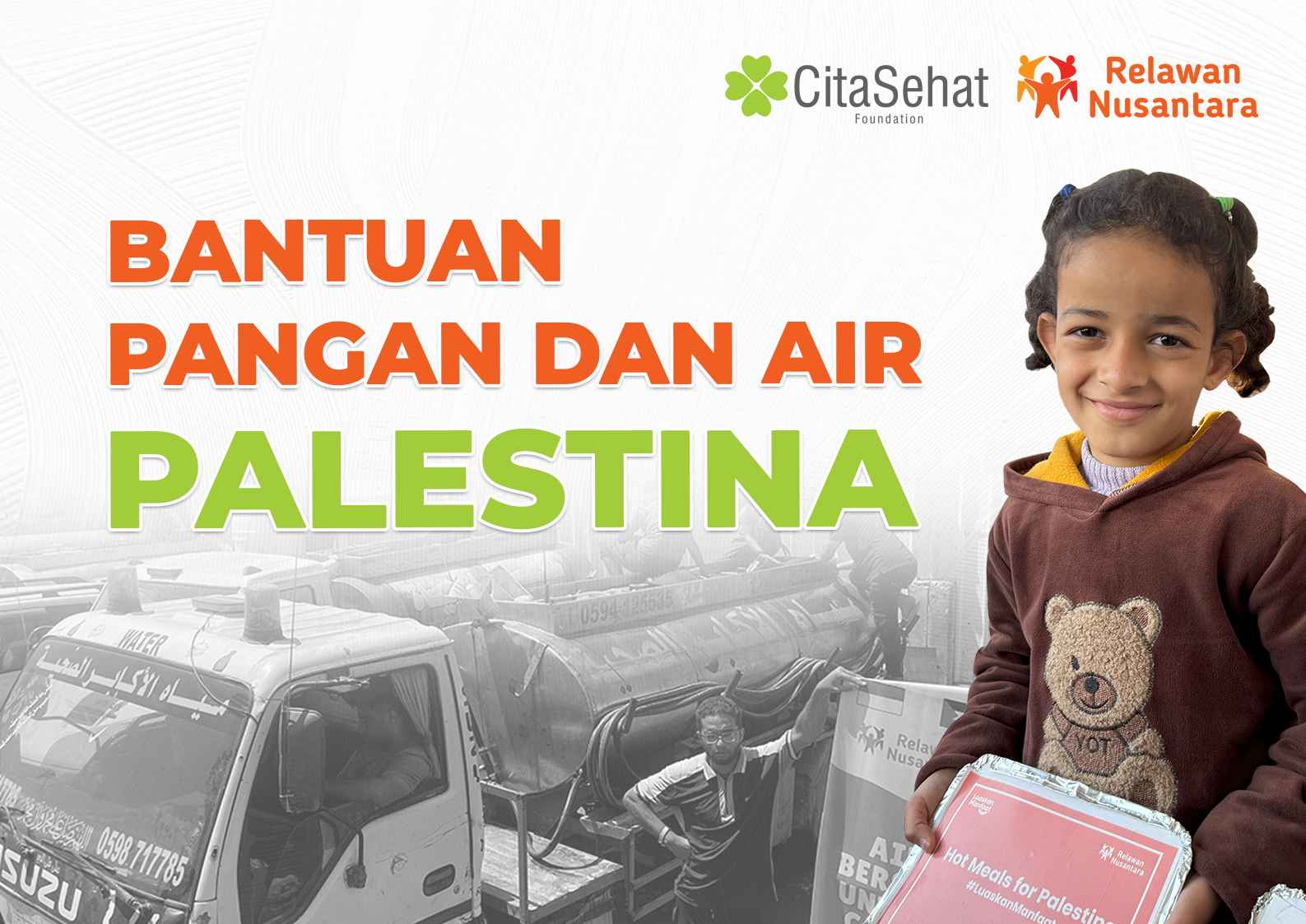 Bantuan Pangan Dan Air Palestina