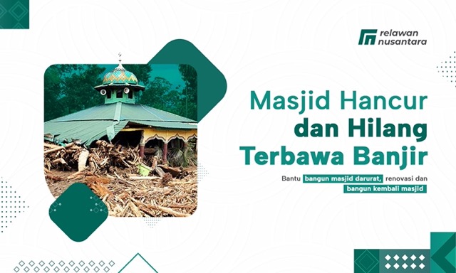 Donasi Bangun Masjid Darurat untuk Penyintas Banjir Sumatera