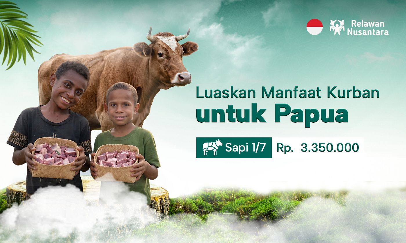 Kurban Sapi 1/7 untuk Papua