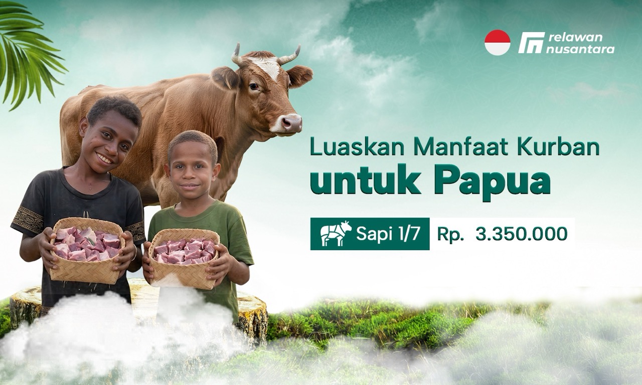 Kurban Sapi 1/7 untuk Papua