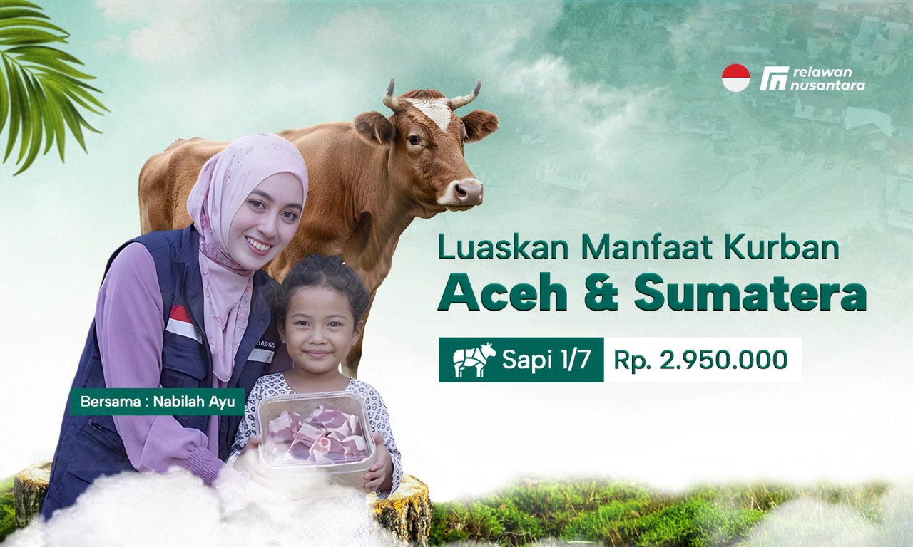 Kurban Sumatera dan Aceh Bersama Nabilah