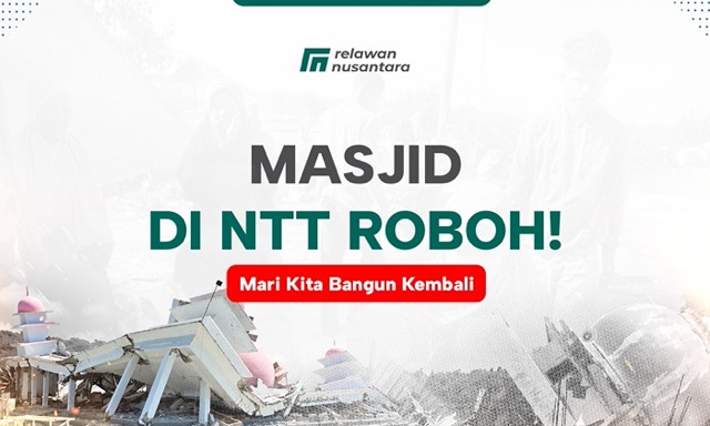 BANGUN KEMBALI MASJID DI NTT