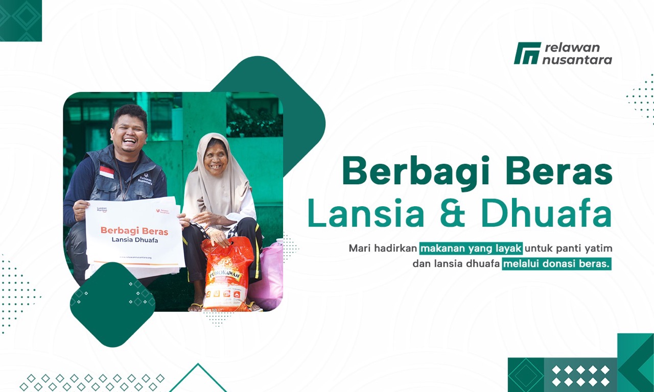 Donasi Beras Tuk Panti Yatim dan Lansia Dhuafa
