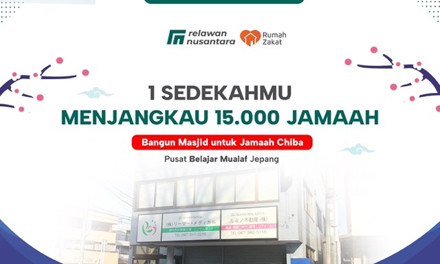 Sedekah Jariyah Bangun Masjid di Jepang