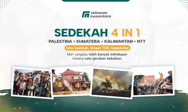 Sedekah 4in1 Luaskan Manfaat