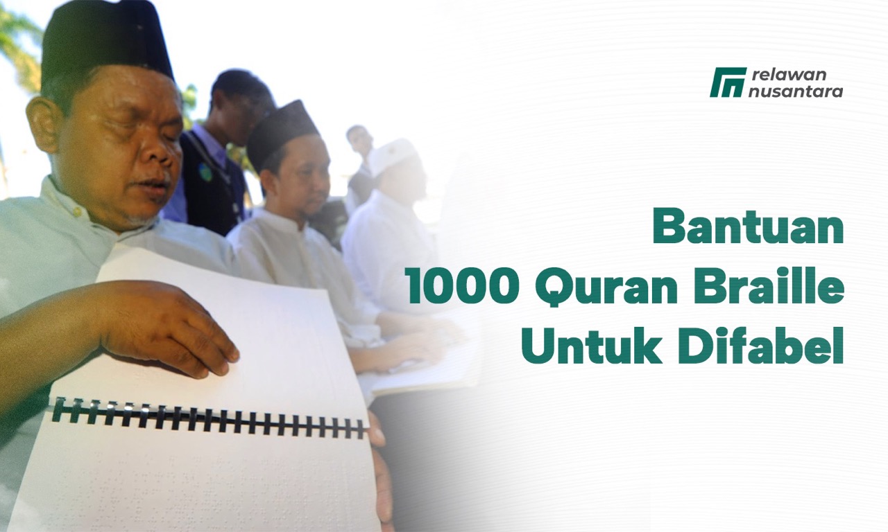 Bantuan1000 Quran Braille Untuk Difabel