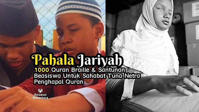 Bantuan1000 Quran Braille Untuk Difabel